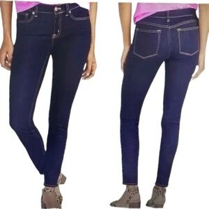 J. Crew Mercantile Midrise Skinny Jean in Signature Stretch, Dark Blue, W29 L28